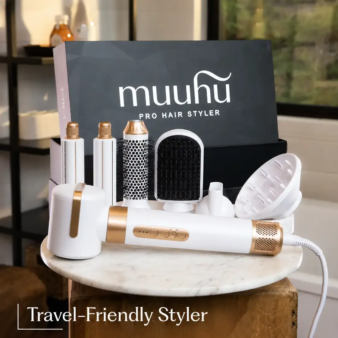 Muuhu 7-in-1 High-Speed Hair Dryer & Styler